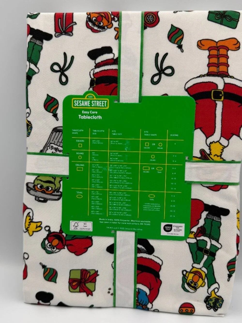 Sesame Street Christmas Tablecloth 70